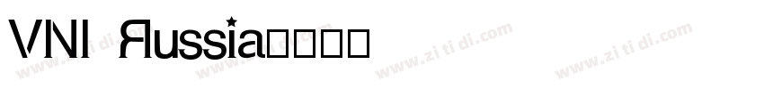 VNI Russia字体转换